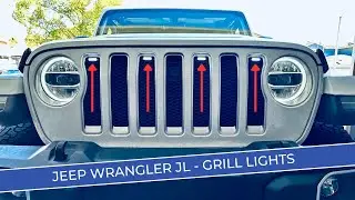 Установка фар Wrangler JL Grill Lights: простая модернизация своими руками