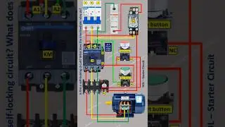DOL Starter Interlocking & Phase Failure Relay Control Wiring Diagram | @Electricalgenius