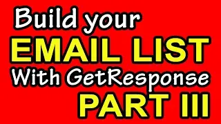 Build Your Email List With GetResponse Shake Box Opt In Pop Up Screen