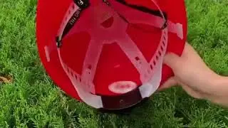 Solar fan helmet