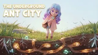 The Hidden Underground City of Ants | 3D Educational Animation