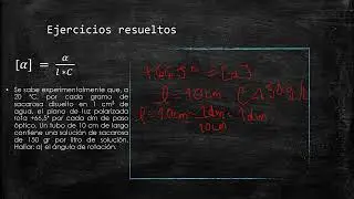 EJERCICIOS RESUELTOS DE  POLARIMETRIA