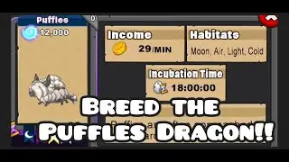 How to breed the Puffles Dragon in Dragonvale/Breeding tips/Add Friend ID for co op breeding