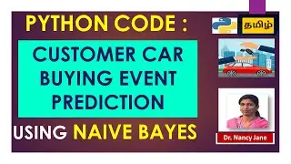 Python Code for Naive Bayes for  Customer Behaviour Prediction|Nancy Jane