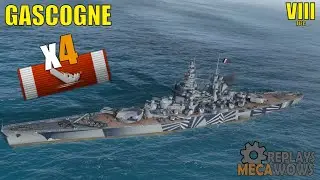 Gascogne doing Gascogne things | World of Warships Gameplay