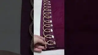 #embroidery mirror neck design 👍new suit design 👌 😍best work 👌  love this work ❤️