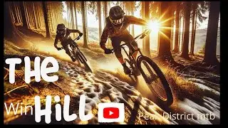 Winhill laps in winter. Peak District mtb fun 