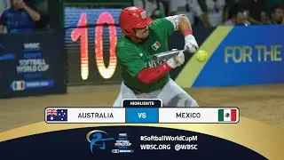 Highlights | Game 10 Australia vs Mexico | 2024 WBSC Men's Softball World Cup - Group A