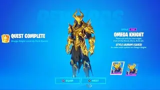 Fortnite All Omega Knight Level Up Tokens Location Guide (Week 4) -  Aurum Eques Outfit