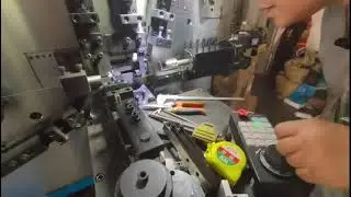 steel hook and cotton rope assembling machine guidance