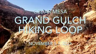 Grand Gulch backpacking loop - November 2021