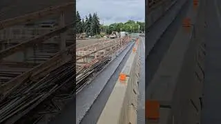 Simcoe St. S/Albert St. bridge replacement. Highway 401 shoulder widening. #oshawa