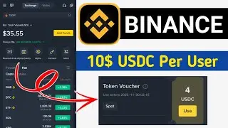 Binance 10$ USDC New Offer For All User || Binance New Campaign Free USDC Reward Claim Offer 