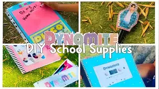 ►DIY KPOP BTS DYNAMITE SCHOOL SUPPLIES!