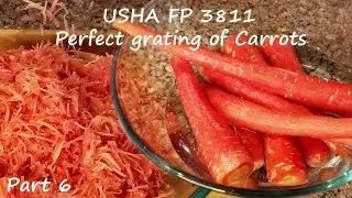 How to grate carrot in food processor | Usha Fp 3811