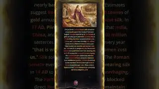 Roman Senate Banned Men From Wearing Silk