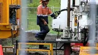 Coal Seam Gas Drilling At Kerry Queensland
