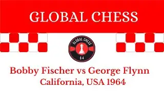 Bobby Fischer vs George Flynn. California, USA 1964