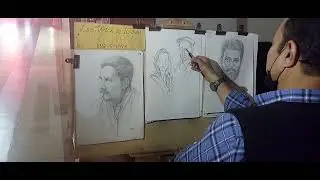 Portrait ||Portrait of couple|| Centaurus Mall Islamabad || Artist ||Portrait by an artist|| couple