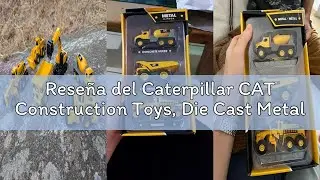 Rese&ntilde;a del Caterpillar CAT Construction Toys, Die Cast Metal 3 Pack Vehicles - Wheel Loader, Excavat