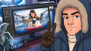 Making BGMI Thumbnails Live in Photoshop for @KrutikaPlays l Photoshop Live Stream