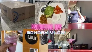 VLOG: PRODUCTIVE MONDAY | GRWM, WORK, GYM & STUDY | TAKEALOT UNBOXING | SOUTH AFRICAN YOUTUBER 2023