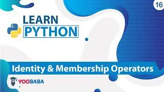 Python Identity & Membership Operators Tutorial in Hindi / Urdu