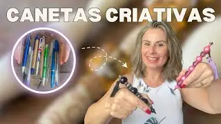 DIY CANETAS CRIATIVAS que parecem joias | Faça você mesmo!