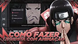 COMO FAZER LEGENDA DE RAP GEEK COM ANIMA&Ccedil;&Atilde;O!!! (KineMaster) | DDM-EP:34