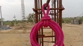 The ultimate practical rope coiled knot is simple but works, @ArtsPiraramDewasi