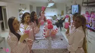 PINKMAS RECAP 💗 All-Girls Pink PJ Party Went CRAZY! (Christmas Vibes)