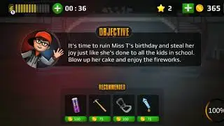 Scary teacher blowing up her cake mission #7