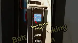 Apc pro 1000 UPS battery problem #youtubeshorts #apc