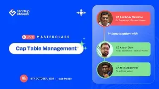 Episode 1:  Cap-Table Management | 18th October, 2024