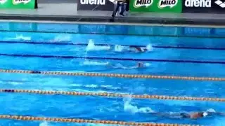 100m Freestyle U-10 SAG 2016, 29 January, 2016, 1:12.35s, Arniesh Lane 2.