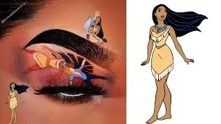 Disney Princess Pocahontas Inspired Makeup | How To | Creative Eyeshadow