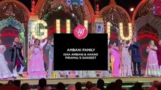 Ambani Family at Isha Ambani & Anand Piramal's Sangeet - &ldquo;GUJJU&rdquo; - Kal Ho Naa Ho
