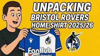 UNBOXING the New Bristol Rovers 2025/26 Home Shirt! 🔵⚪ #dhgate