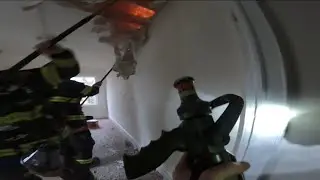 Attic Fire Middle of the Row. Recon is Crucial.