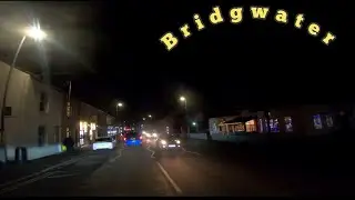 A drive with us production 14/12/23   Bridgwater Somerset dark winter evening England UK GoPro 🚗🎥