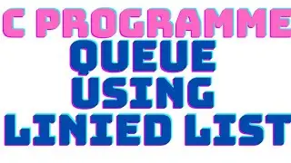c program for queue operations using linked list
