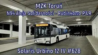 MZK Toruń - linia N94, Solaris Urbino 12 IV #628