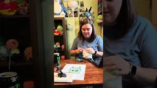 The first stuffed animal for our moms class. Owl pattern by hugurumitoys