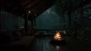 Soothing Night Storm Soundscape | Natural Rain Audio for Stress Relief and Restful Sleep