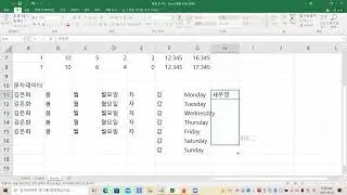 컴활필기 스프레드시트일반 : 자동채우기와 메모
