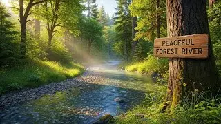 Tranquil River Ambience 🌊 Soothing Water Flow for Meditation and Calm Mind #1884