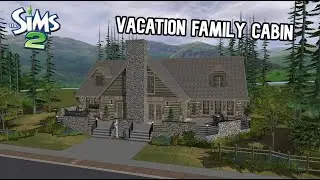 Let's make a winter cabin cuz i hate summer 🏔️ | The Sims 2 Speed Build | cc