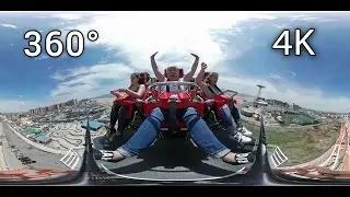 Thunderbolt 360° front seat on-ride 4K POV Luna Park Coney Island NYC