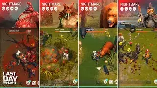 ALL BOSSES COMMUNE TRIALS EVENT | NIGHTMARE MODE - Last Day on Earth