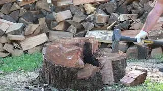Hand Splitting Oak 🥵